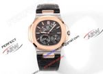 Replica GR Factory Patek Philippe Nautilus Two-tone Rose Gold Grey Dial Watch